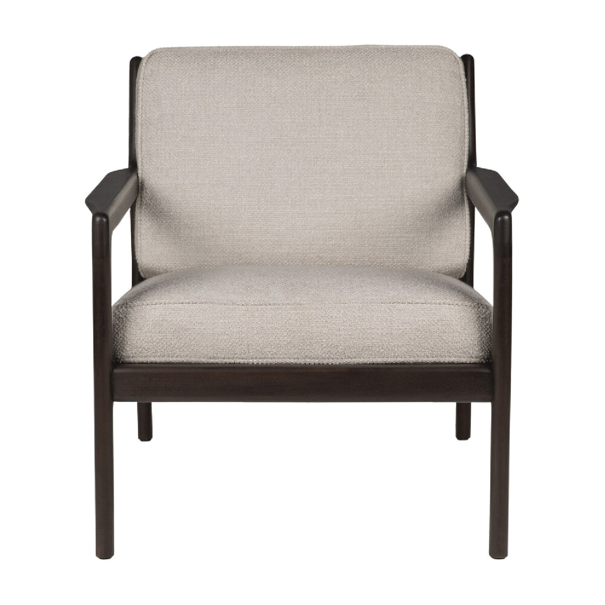 Brown Mahogany Lounge Chair | Ethnicraft Jack | Oroa.com