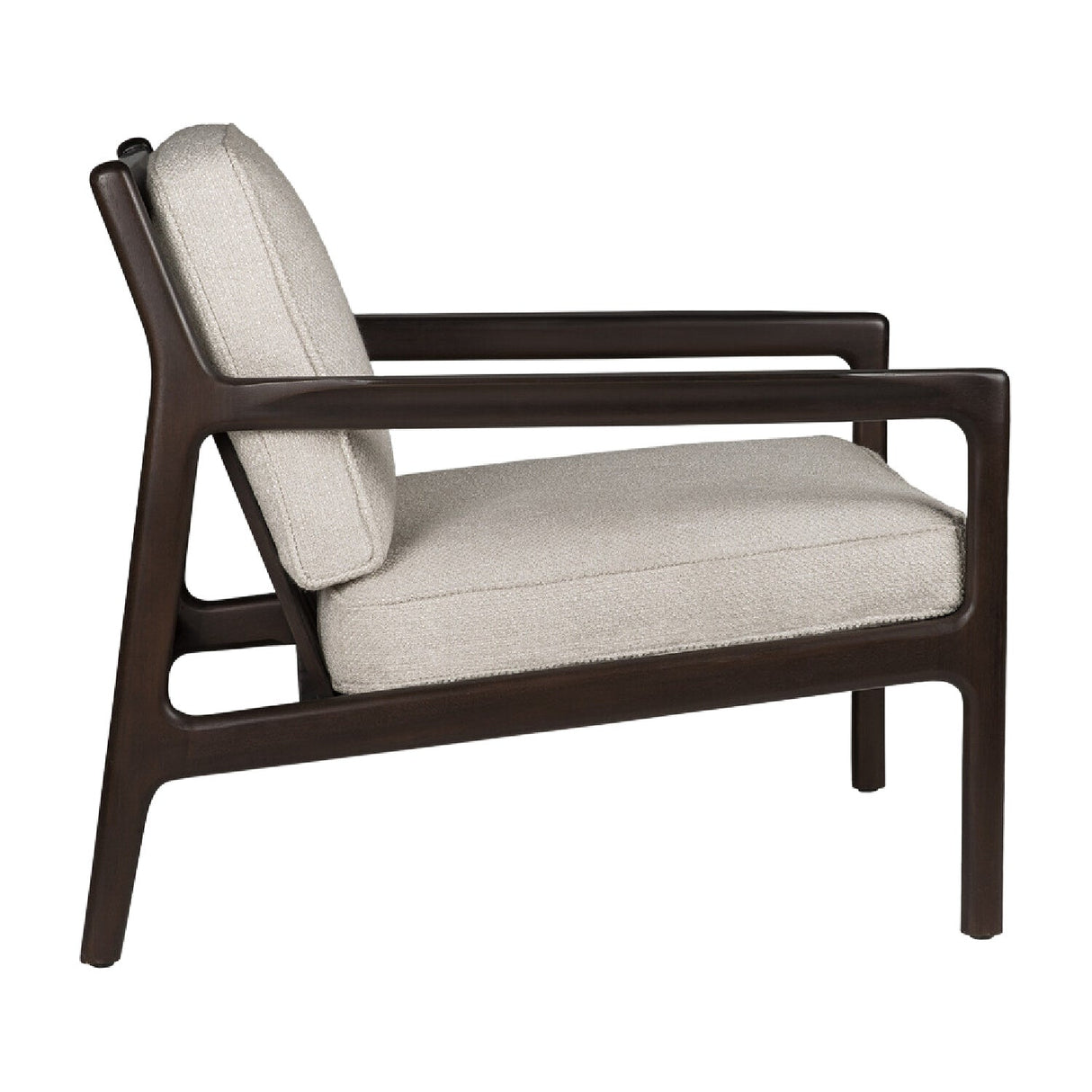 Brown Mahogany Lounge Chair | Ethnicraft Jack | Oroa.com
