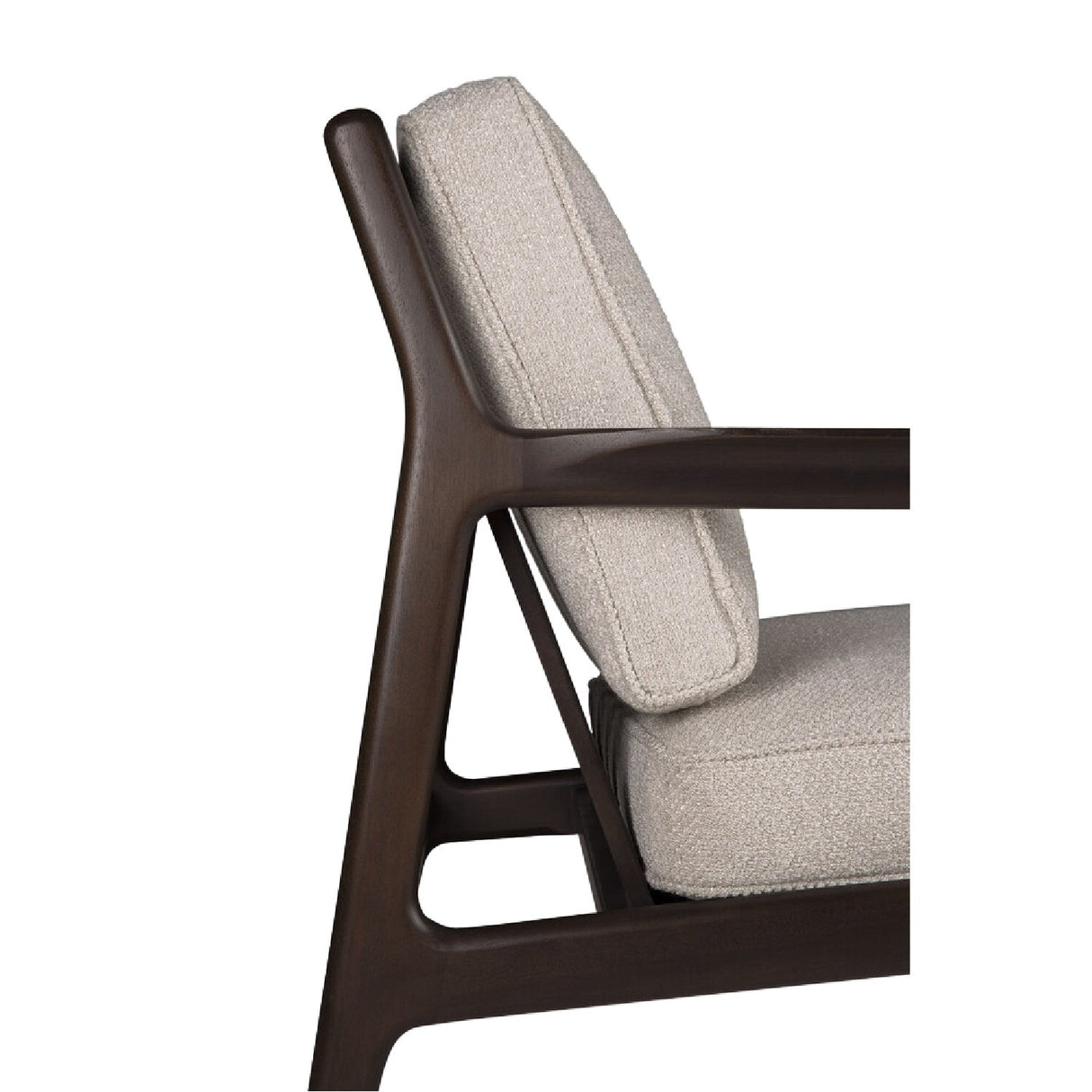Brown Mahogany Lounge Chair | Ethnicraft Jack | Oroa.com