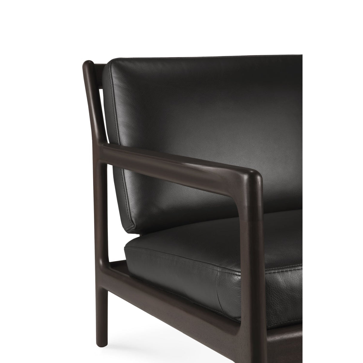 Brown Mahogany Lounge Chair | Ethnicraft Jack | Oroa.com