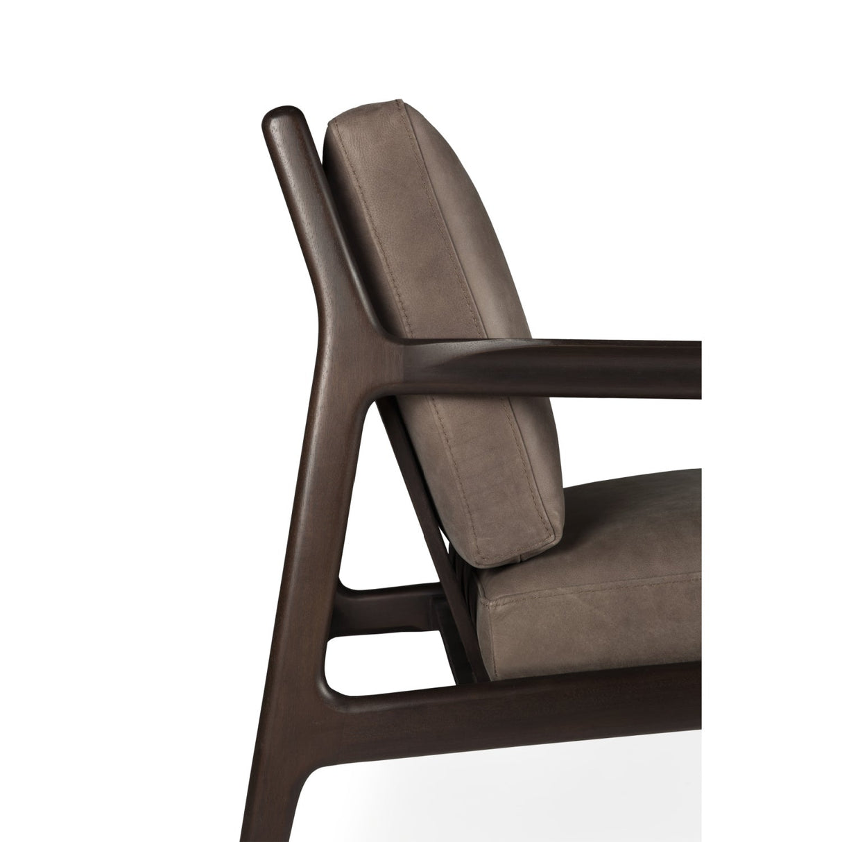 Brown Mahogany Lounge Chair | Ethnicraft Jack | Oroa.com