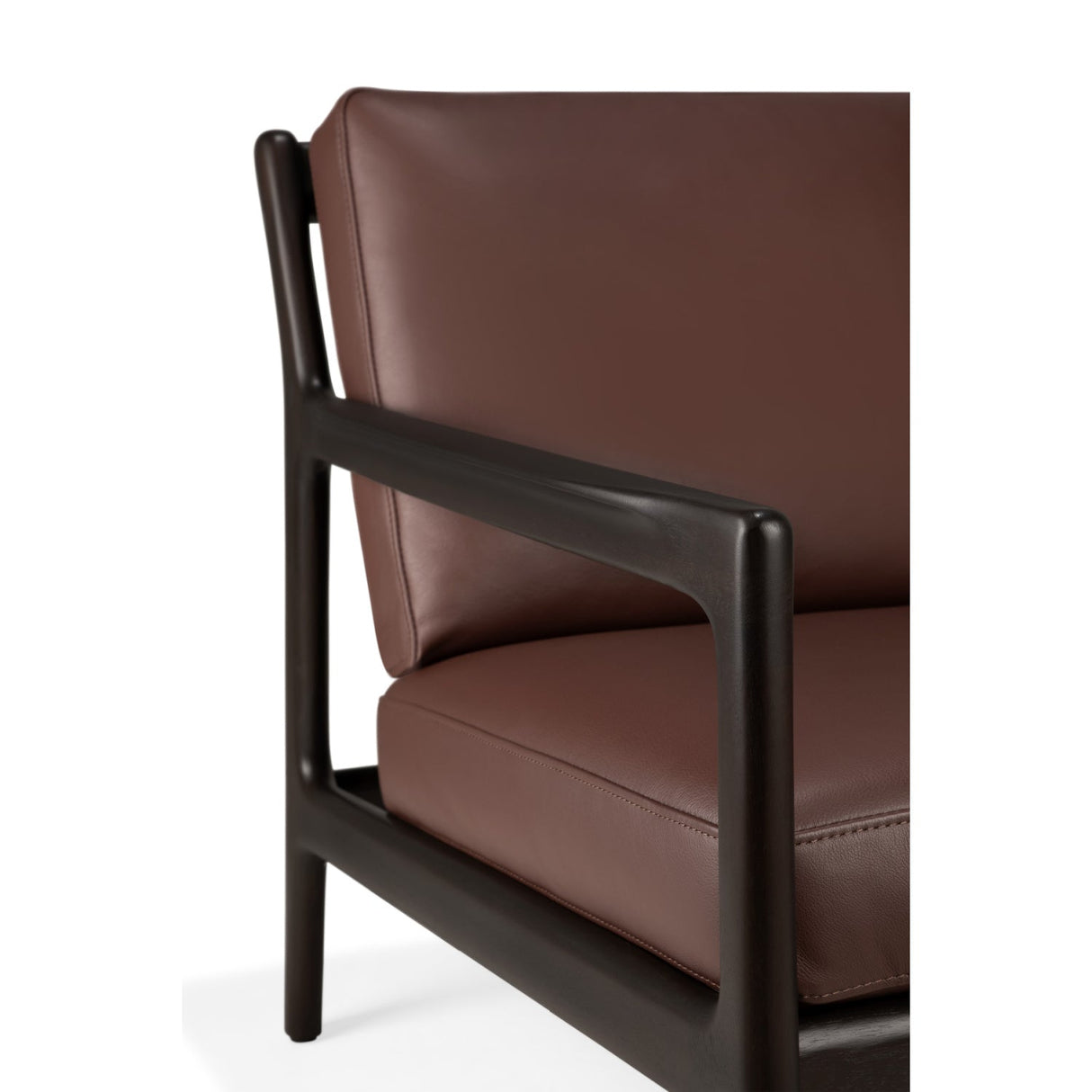 Brown Mahogany Lounge Chair | Ethnicraft Jack | Oroa.com