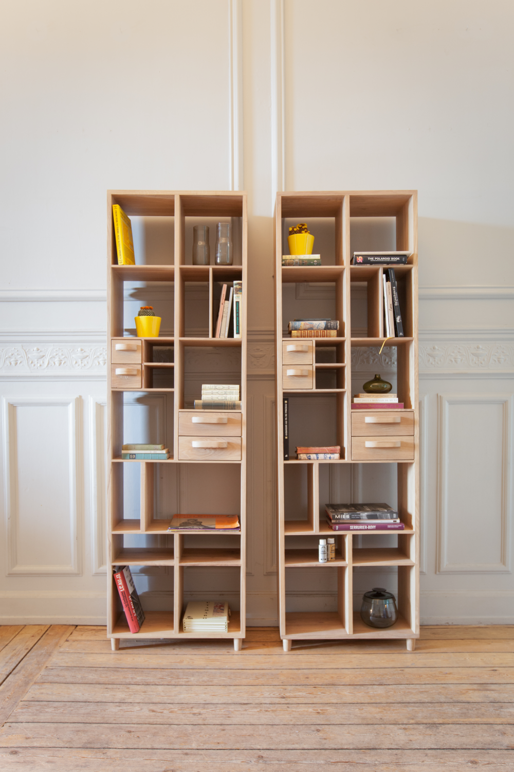 Oak Bookcase With Drawers | Oroa.com