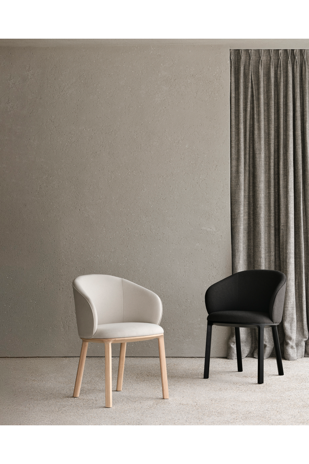 Upholstered Oak Dining Chair | Ethnicraft Unda | Oroa.com