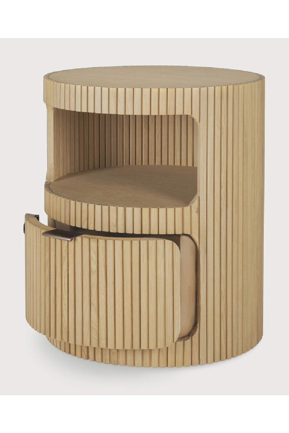 Pebble Top Curved Legs Desk | Ethnicraft Boomerang | Oroa.com