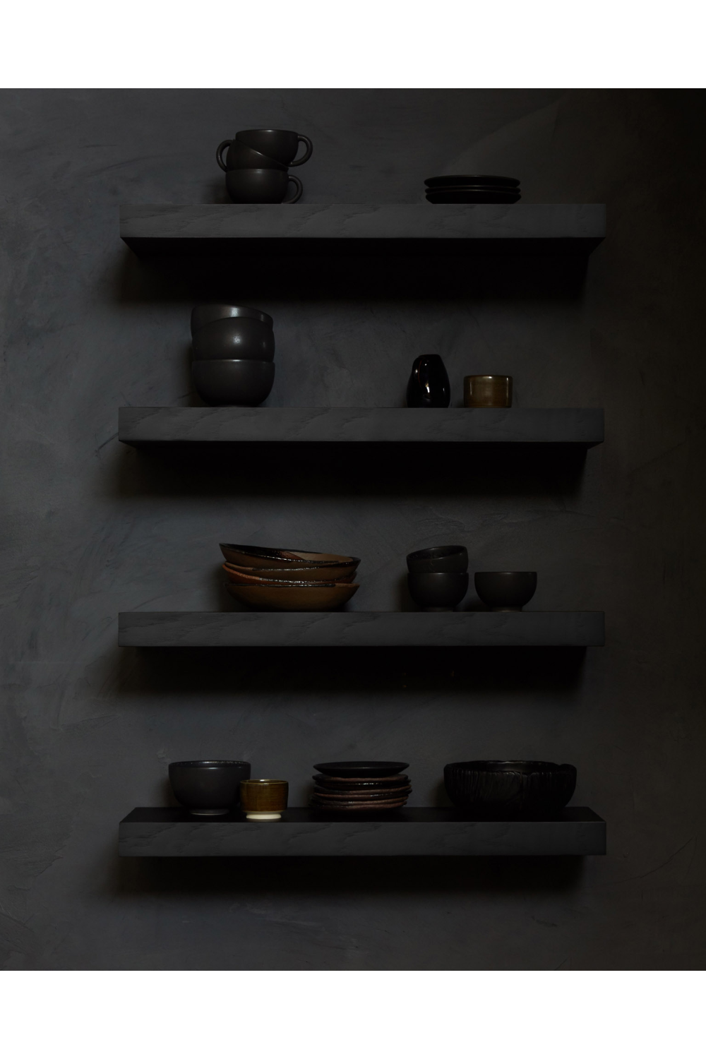 Black Oak Wall Shelf | Ethnicraft | OROA.COM