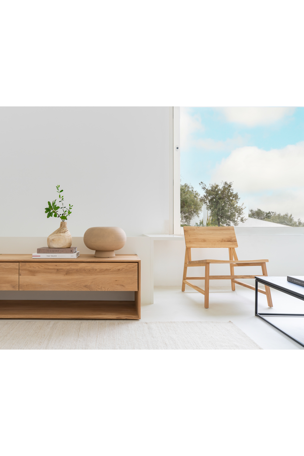 Oiled Oak TV Cupboard | Ethnicraft Nordic | Oroa.com