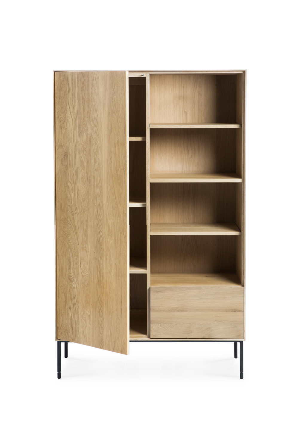 1-Door Oak Wood Cabinet | Ethnicraft Whitebird | OROA