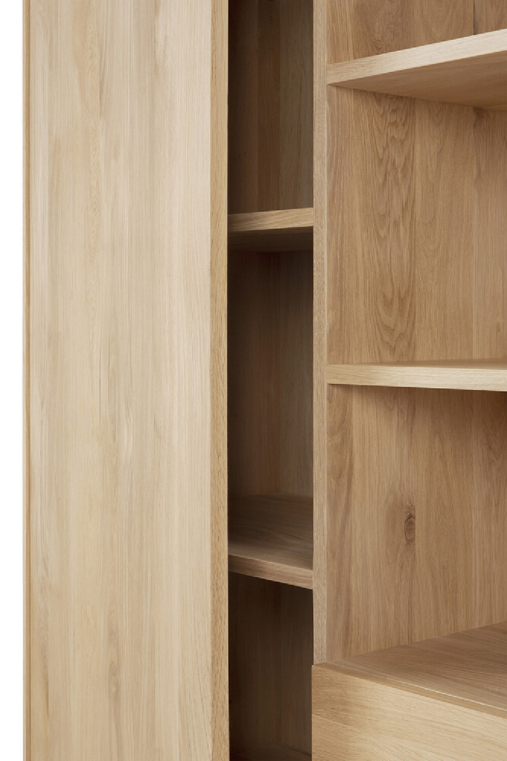 1-Door Oak Wood Cabinet | Ethnicraft Whitebird | OROA