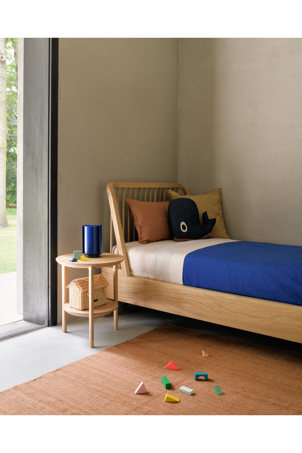 Circular Tiered Oak Side Table | Ethnicraft Bok | Oroa.com