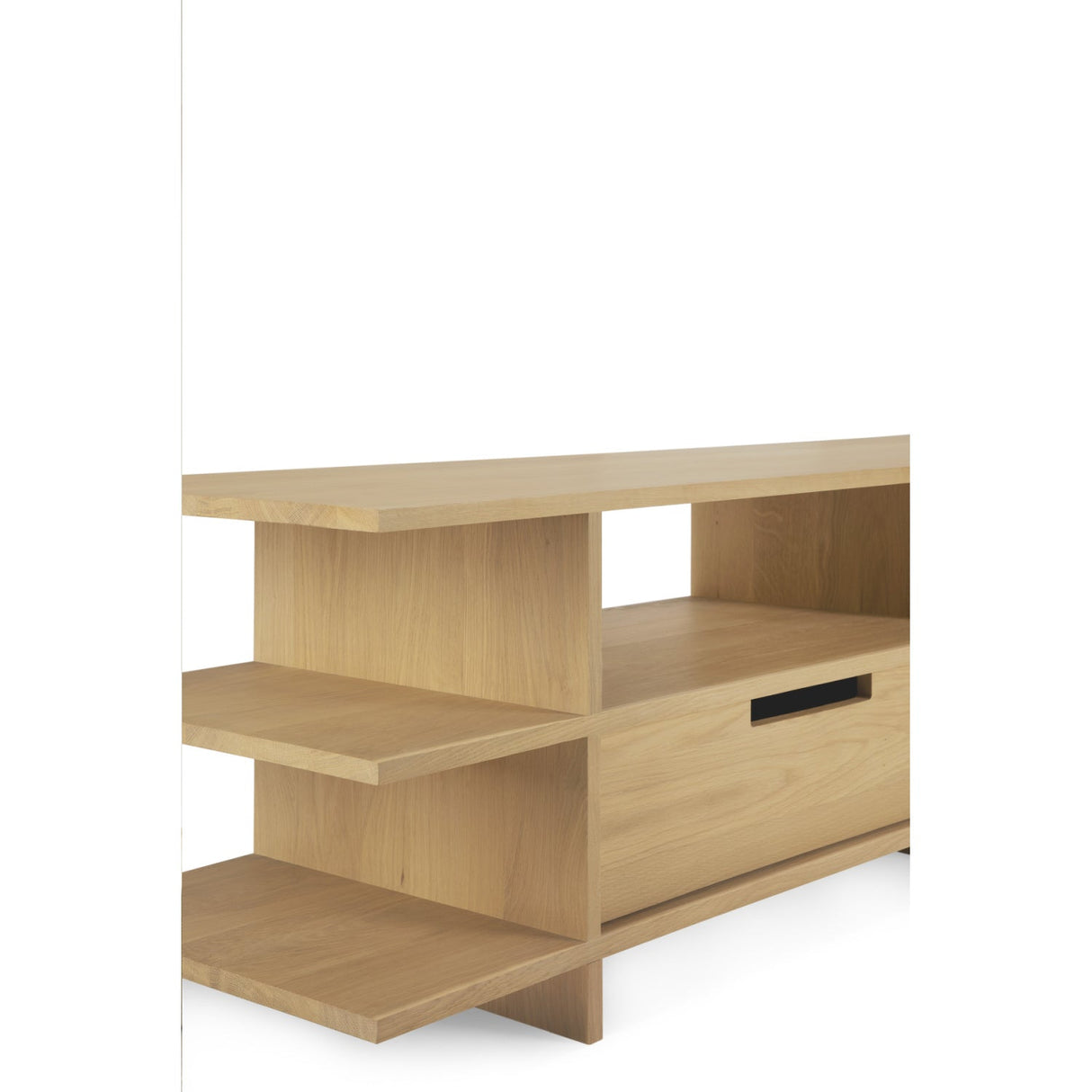 Varnished Teak TV Cupboard | Ethnicraft Kabuki | Oroa.com