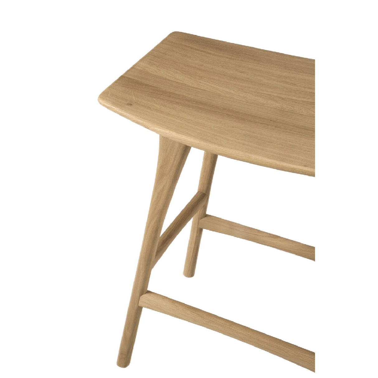 Modern Oak Counter Stool – Osso – oak finish alternate view 7