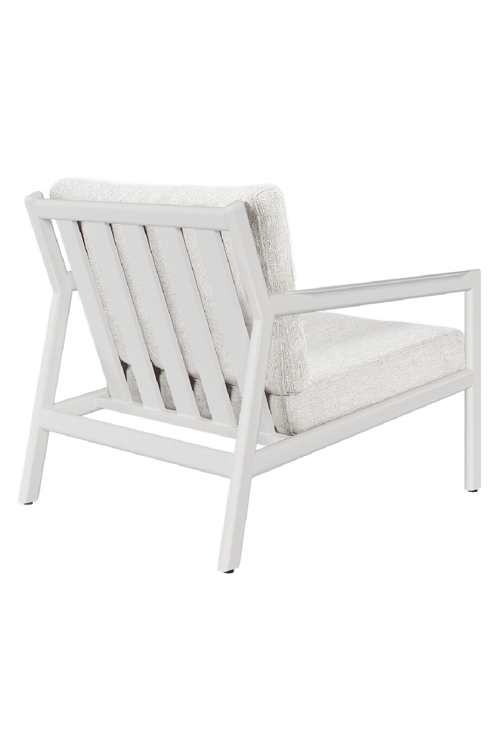 Aluminum Outdoor Lounge Chair – Jack – metal finish rear view