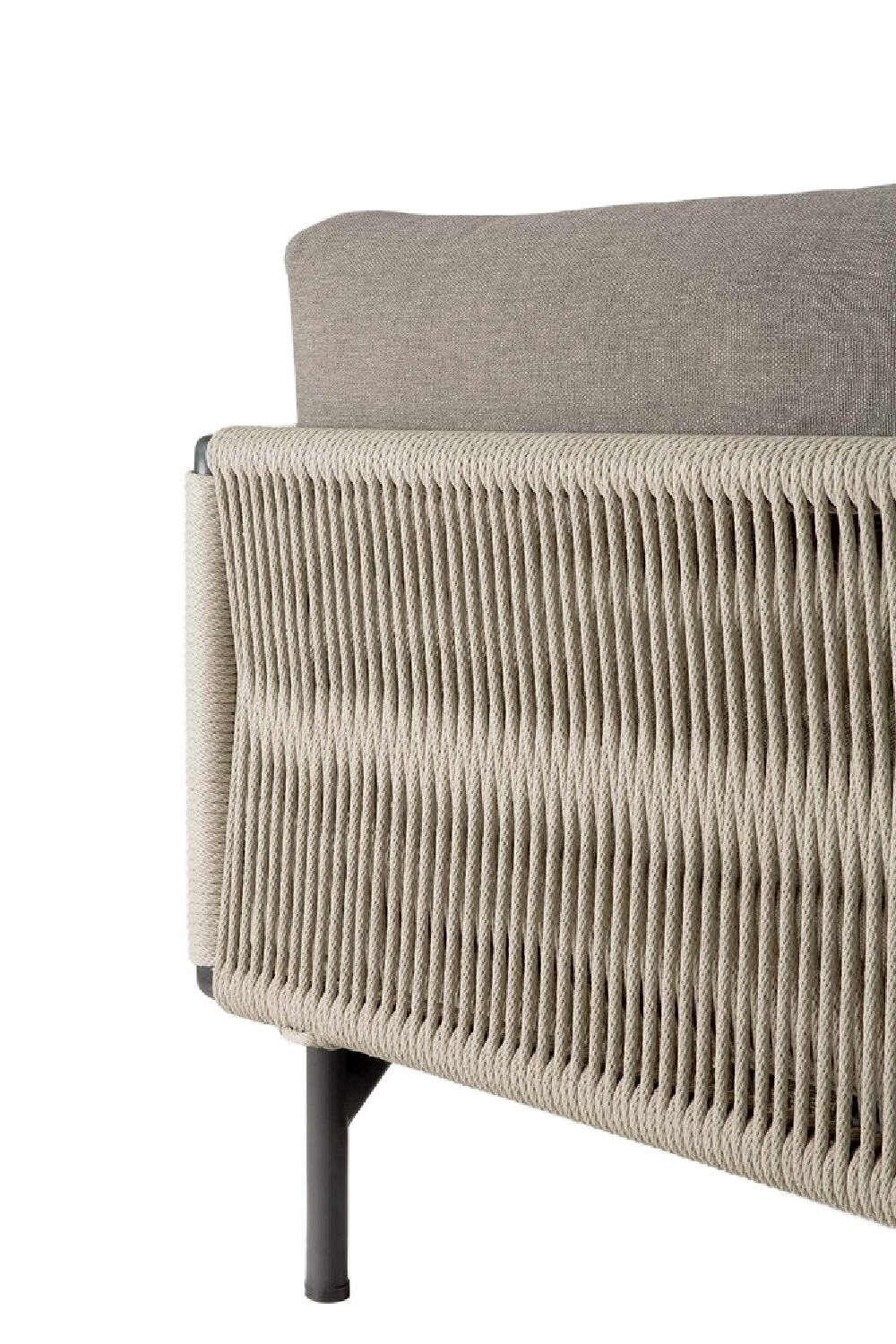 Woven Corn Arm Outdoor Sofa | Ethnicraft Corbey | Oroa.com
