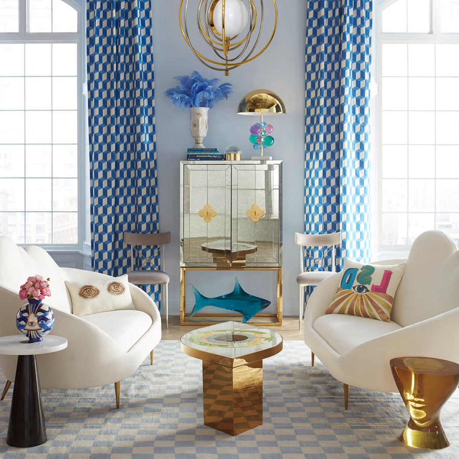 Orange Acrylic Accent Table | Jonathan Adler Giuliette | Oroa.com