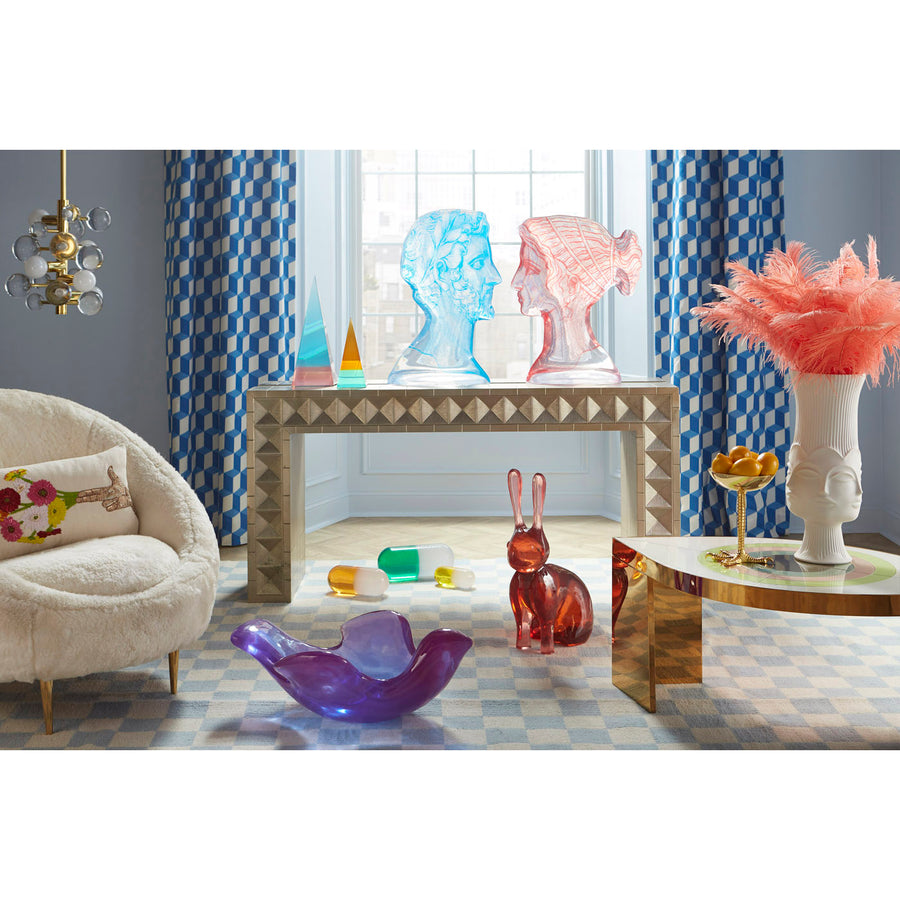Red Acrylic Decorative Object | Jonathan Adler Rabbit | Oroa.com