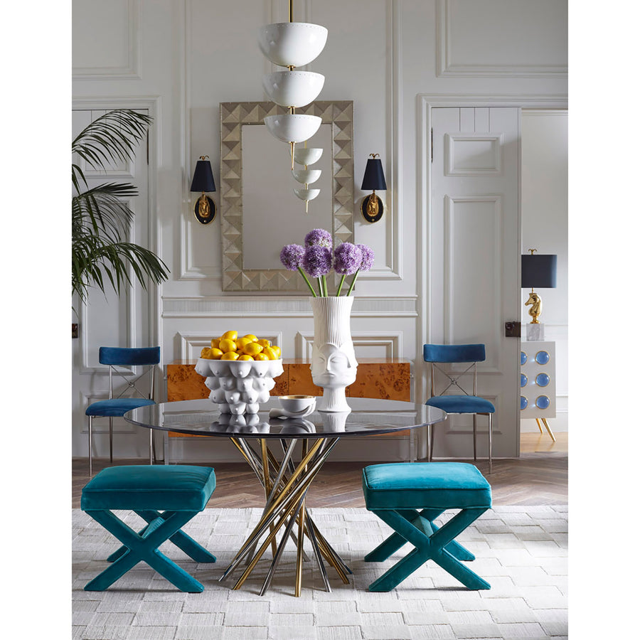 Upholstered Square Bench | Jonathan Adler X | Oroa.com