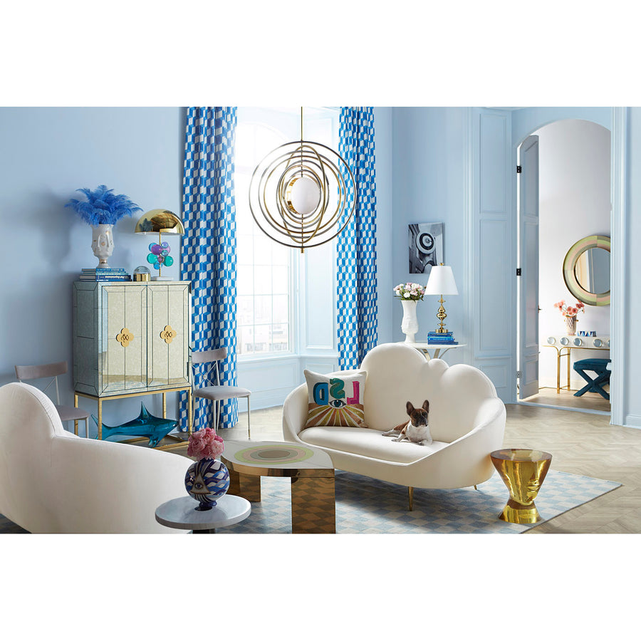 Orange Acrylic Accent Table | Jonathan Adler Giuliette | Oroa.com