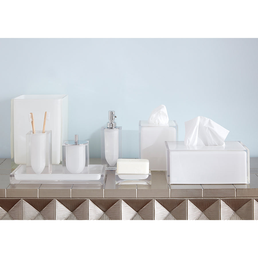 Acrylic Modern Wastebasket | Jonathan Adler Hollywood | Oroa.com