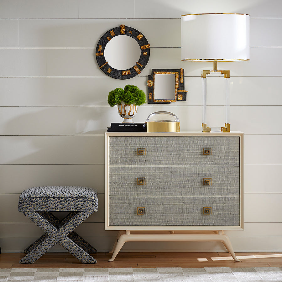 Clear Acrylic Column Table Lamp | Jonathan Adler Jacques | Oroa.com