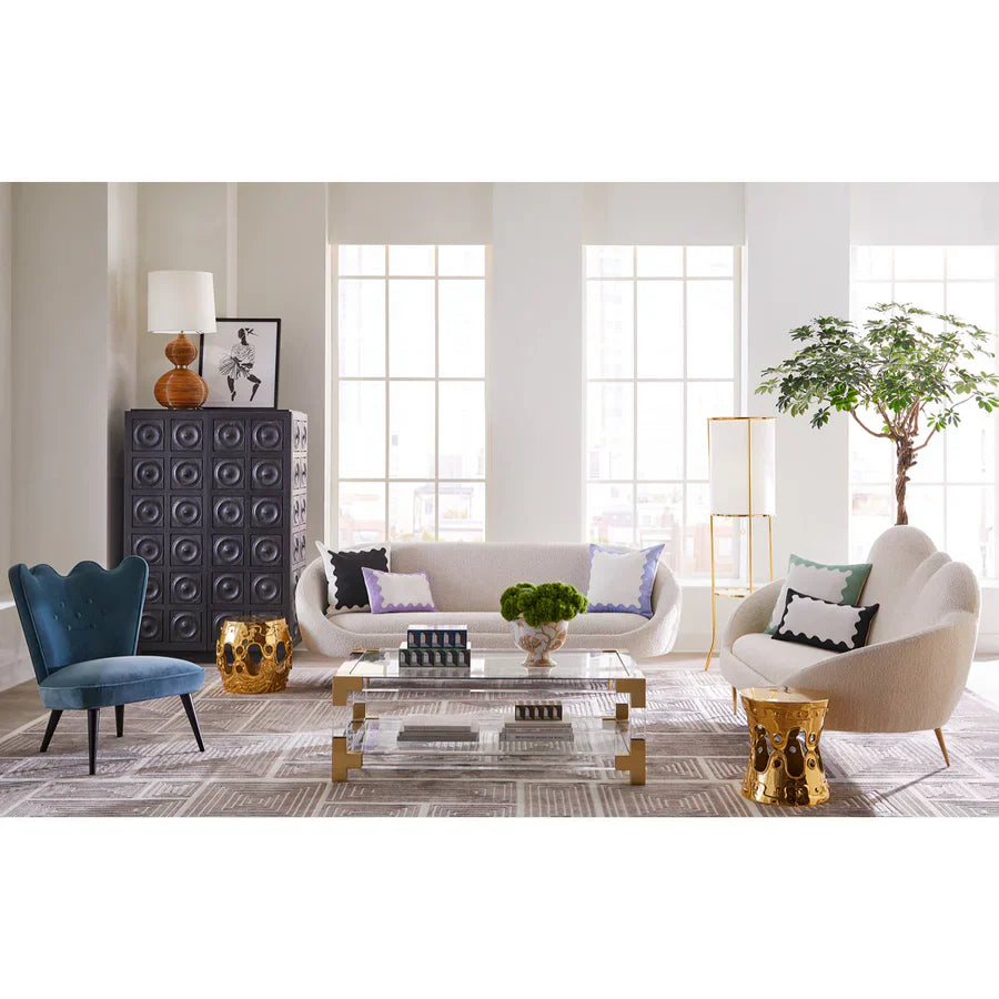 Mindi Wood Circles Cabinet | Jonathan Adler Antwerp | Oroa.com