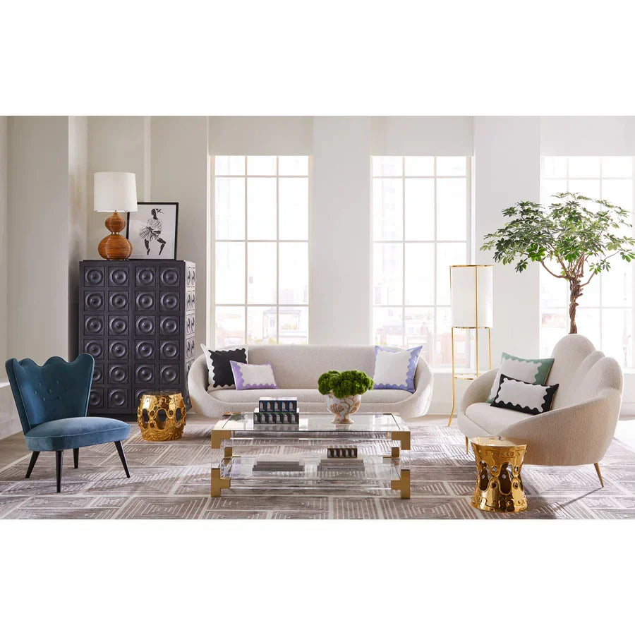Mindi Wood Circles Cabinet | Jonathan Adler Antwerp | Oroa.com