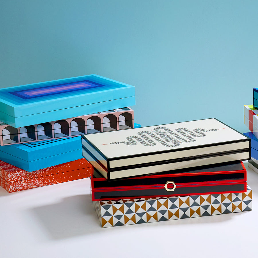 High-Gloss Lacquer Backgammon Set | Jonathan Adler Eden | Oroa.com