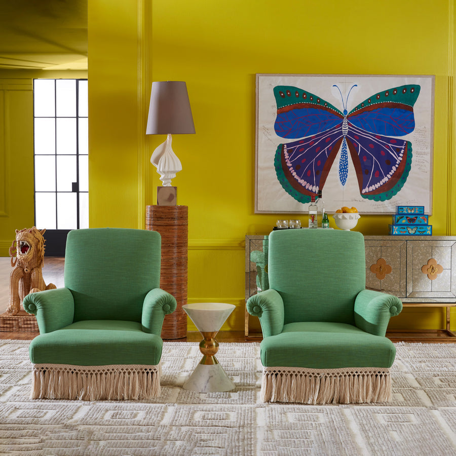 Conical Marble Accent Table | Jonathan Adler Canaan | Oroa.com