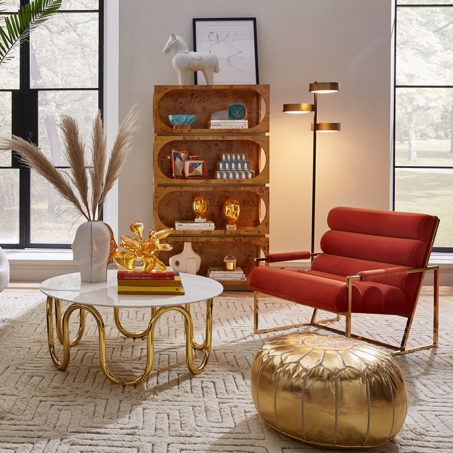 Orange Acrylic Decorative Object | Jonathan Adler Amoeba | Oroa.com
