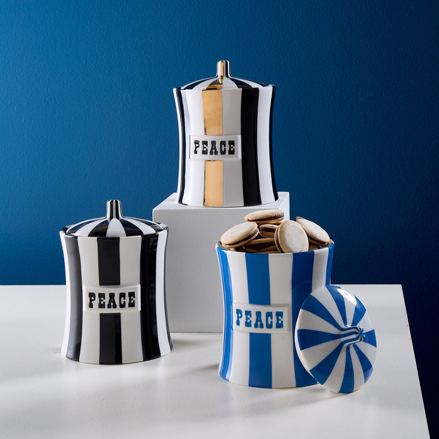 Gilded Porcelain Canister | Jonathan Adler Vice | Oroa.com