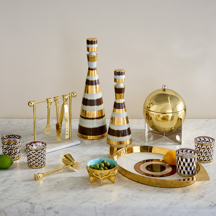 Polished Brass Eye Tray | Jonathan Adler Chambeige | Oroa.com