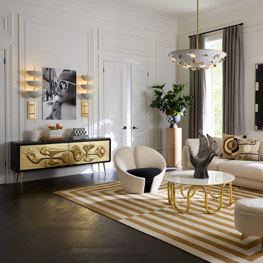 Patterned Wool Flatweave Rug | Jonathan Adler Canaan | Oroa.com
