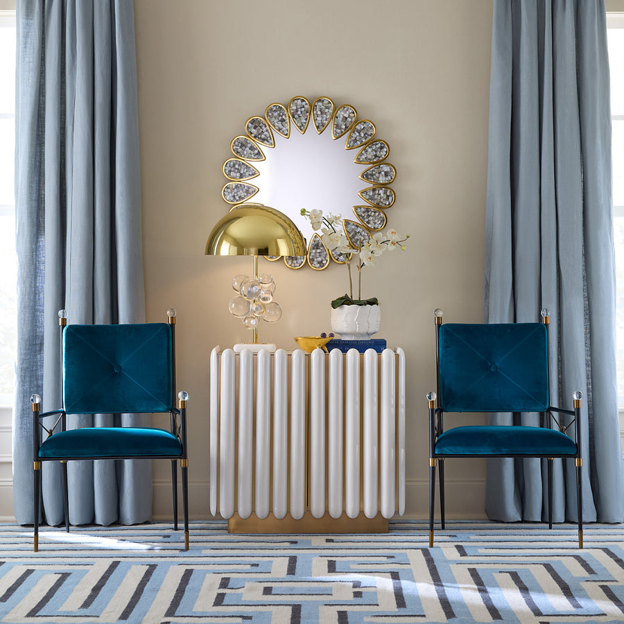 Maze Pattern Flatweave Wool Rug | Jonathan Adler Labyrinth