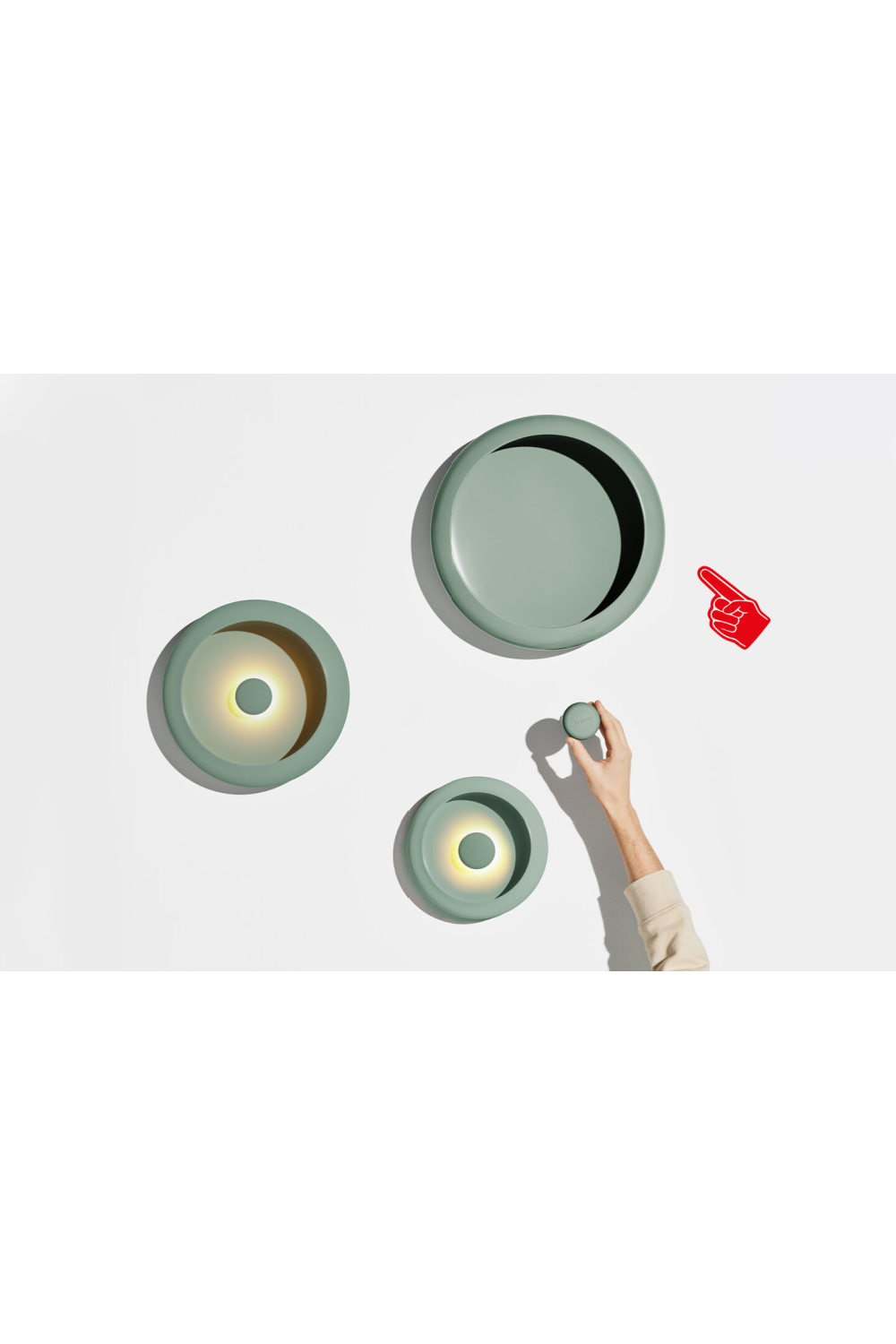 Metal Bowl Outdoor Wall Lamp L | Fatboy Oloha | OROA.com