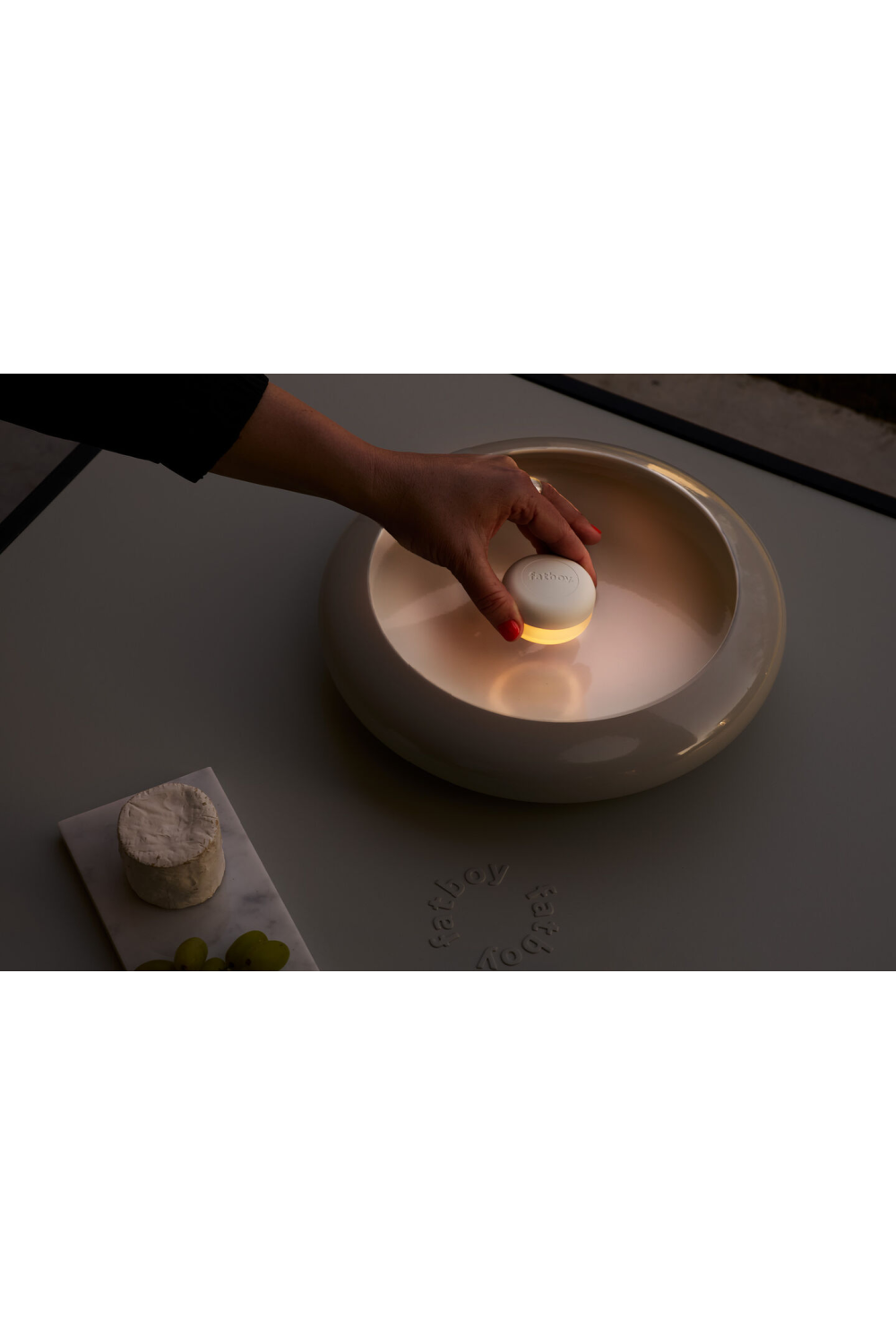 Metal Bowl Outdoor Lamp Set (3) | Fatboy Oloha | OROA.com