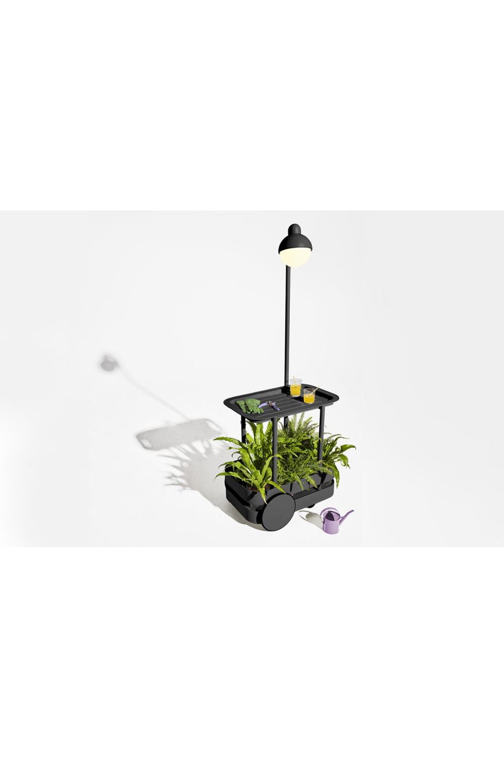 Outdoor Lighted Bar Cart | Fatboy Jolly Trolley | OROA.com