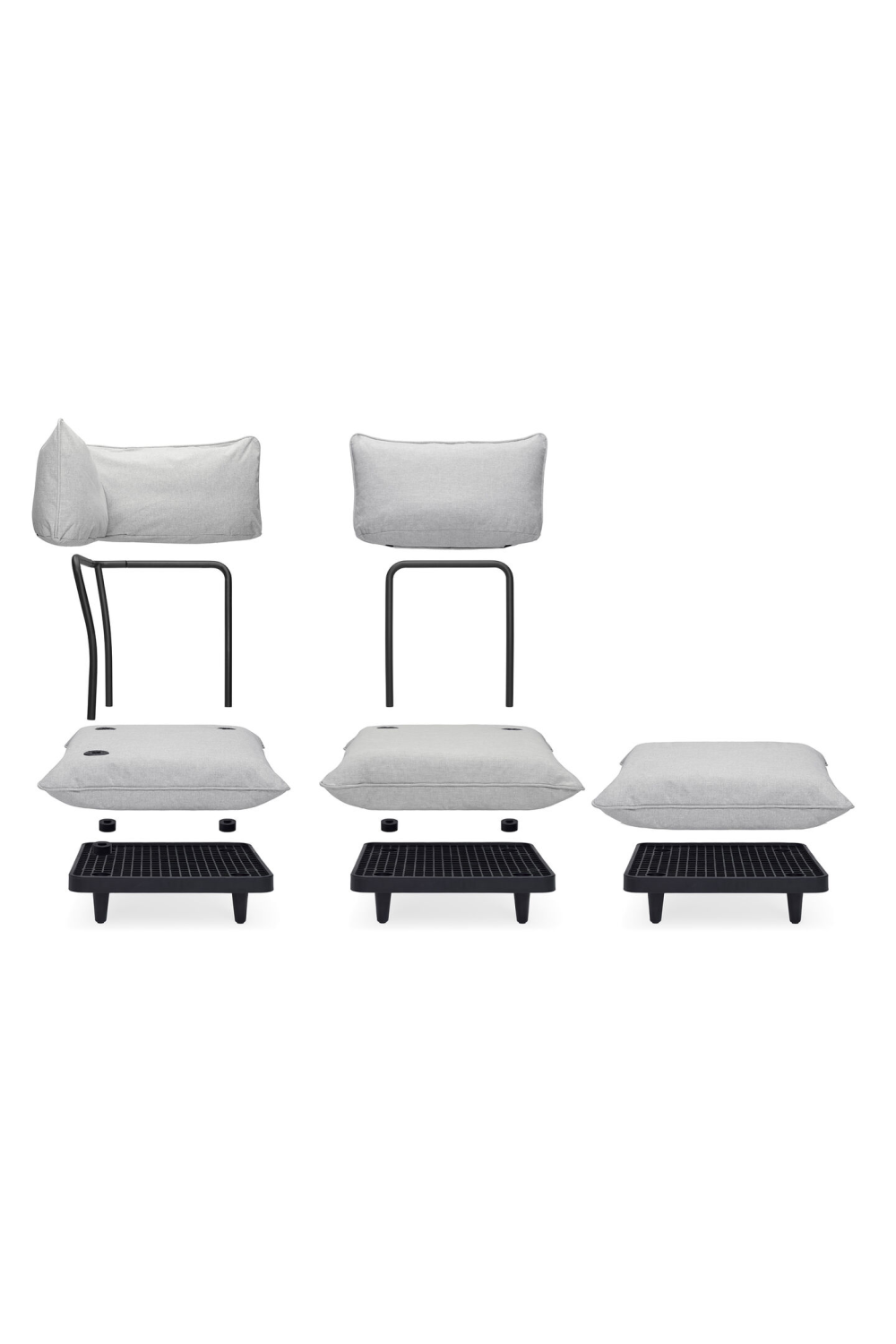 Cushioned Outdoor Lounge Chair | Fatboy Paletti | OROA.com