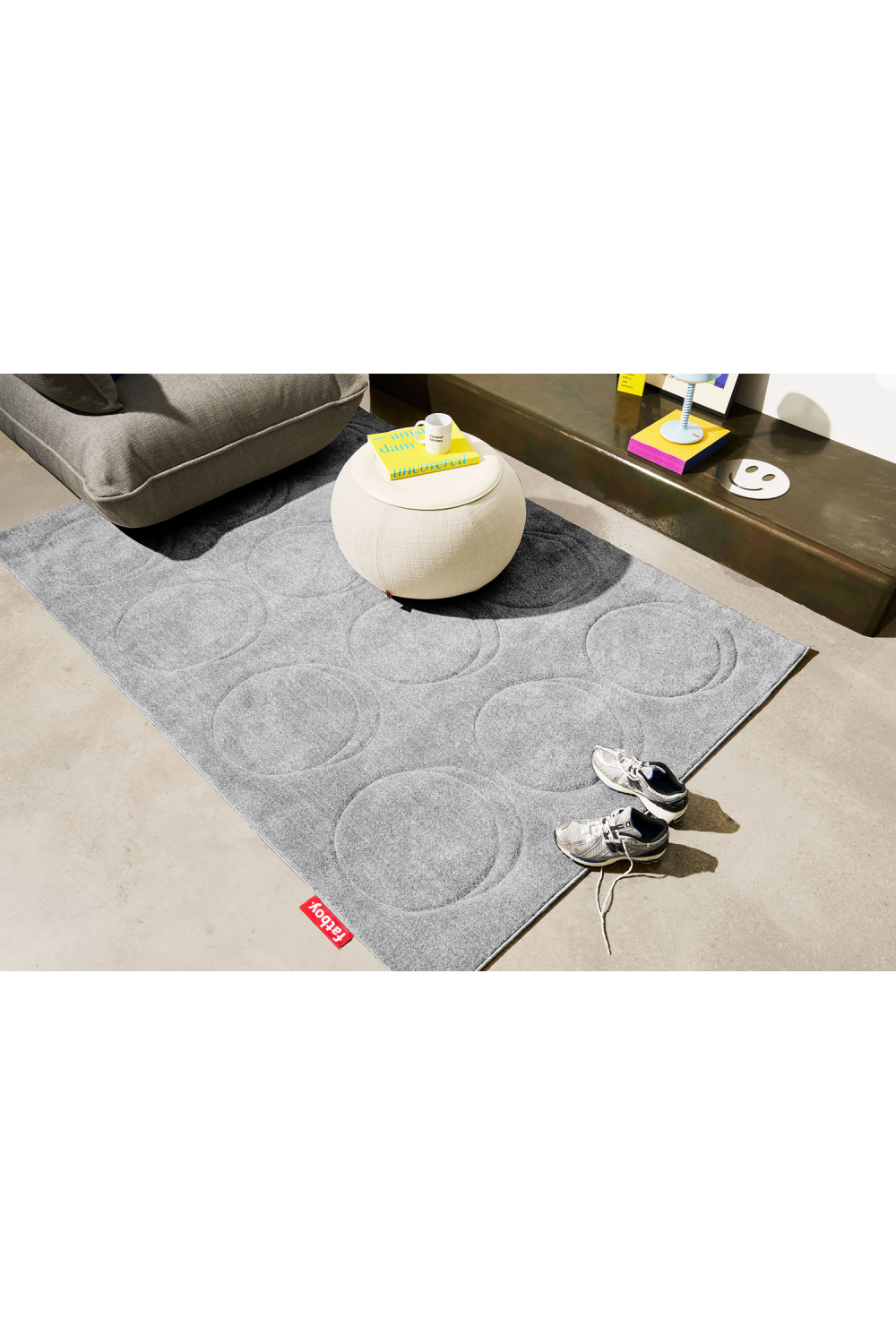 Hand-Sheared Neutral Rug 5' x 7'5" | Fatboy Dot | OROA.com