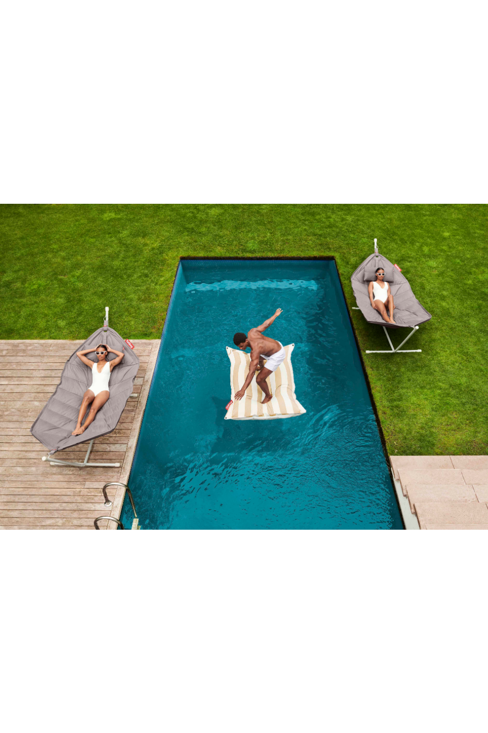 Gray Rack Modern Hammock | Fatboy Headdemock Superb | OROA.com