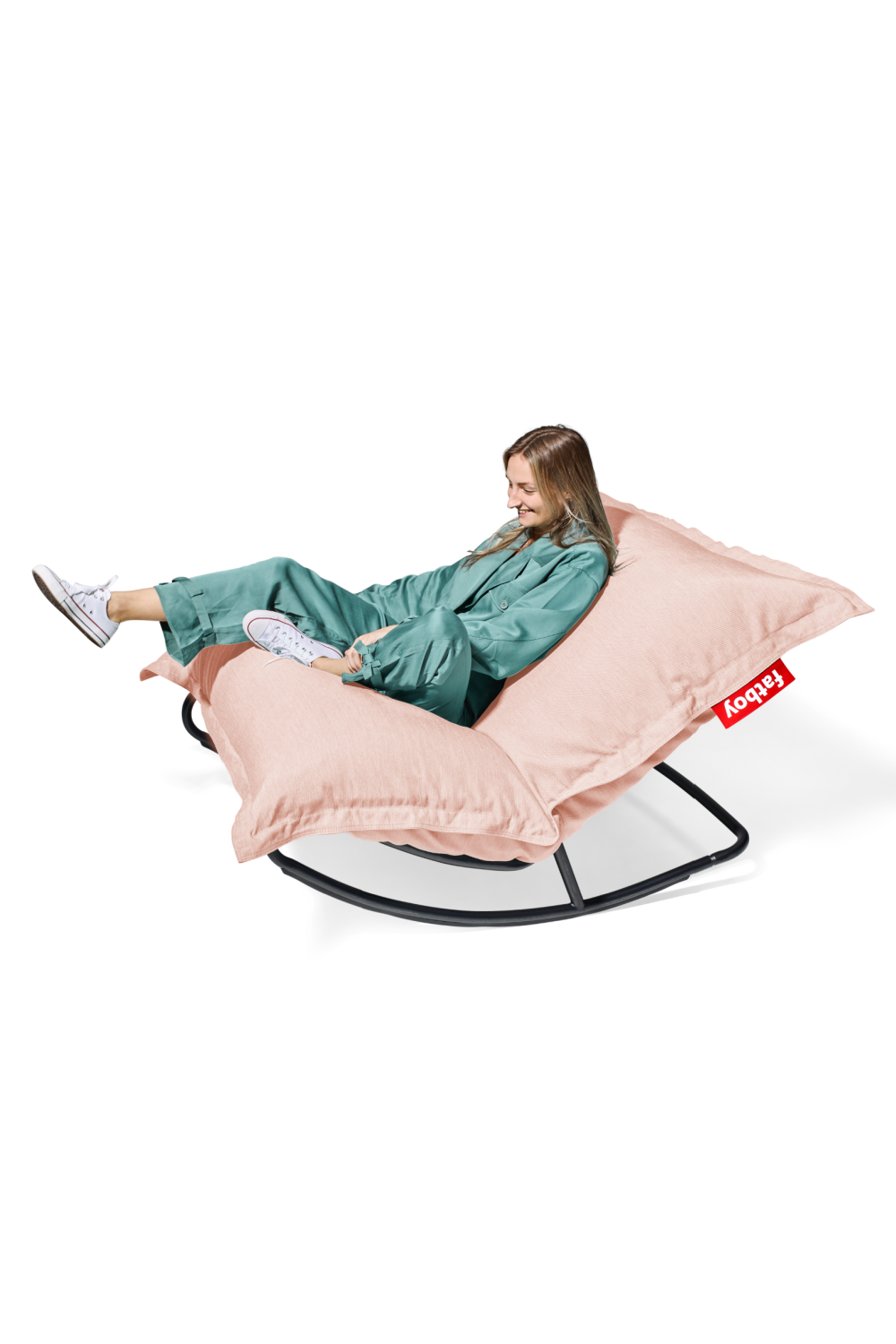 Outdoor Bean Bag With Rocking Chair | Fatboy Original + Rock 'n Roll | OROA.com
