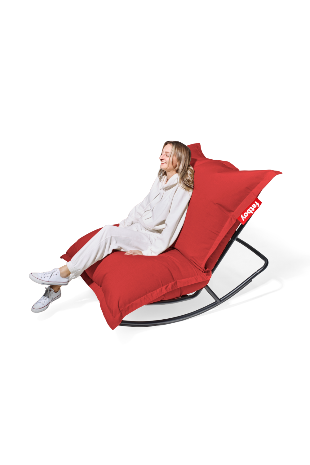 Outdoor Bean Bag With Rocking Chair | Fatboy Original + Rock 'n Roll | OROA.com