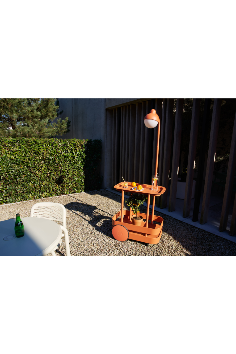 Outdoor Lighted Bar Cart | Fatboy Jolly Trolley | OROA.com