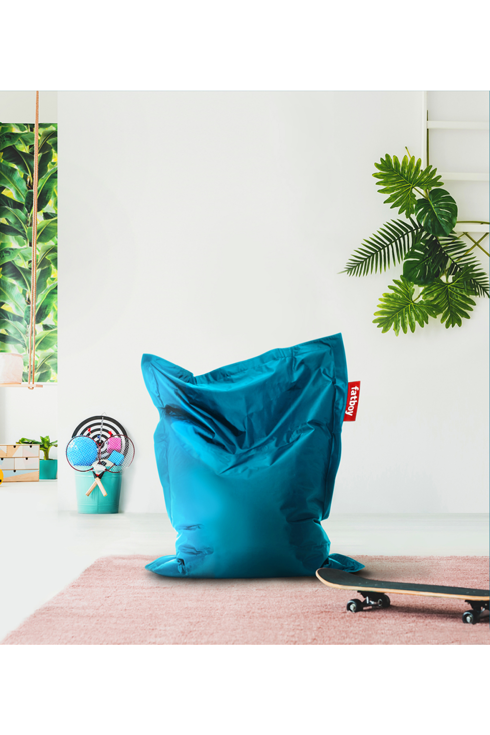 Nylon Lounge Bean Bag | Fatboy Junior | OROA.com