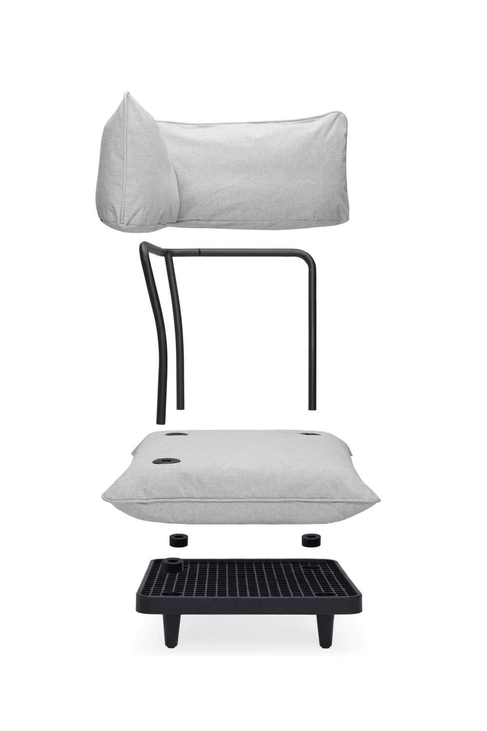 Minimalist Outdoor Corner Seat | Fatboy Paletti | OROA.com