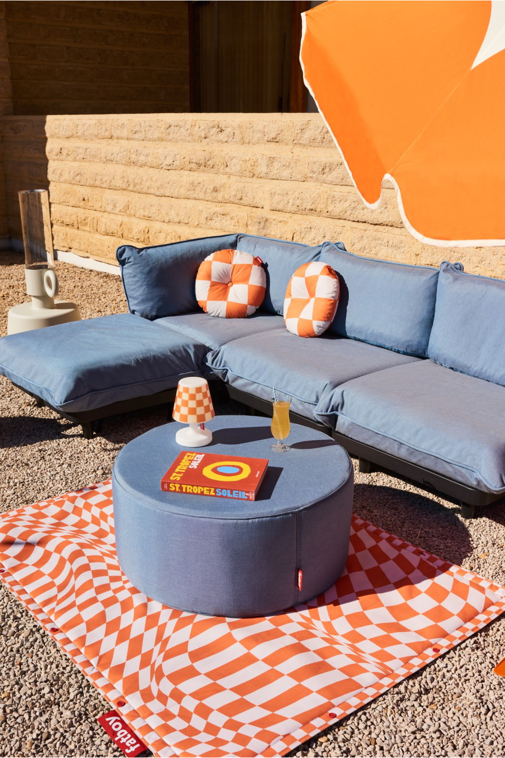 Minimalist Outdoor Lounge Set L | Fatboy Paletti | OROA.com