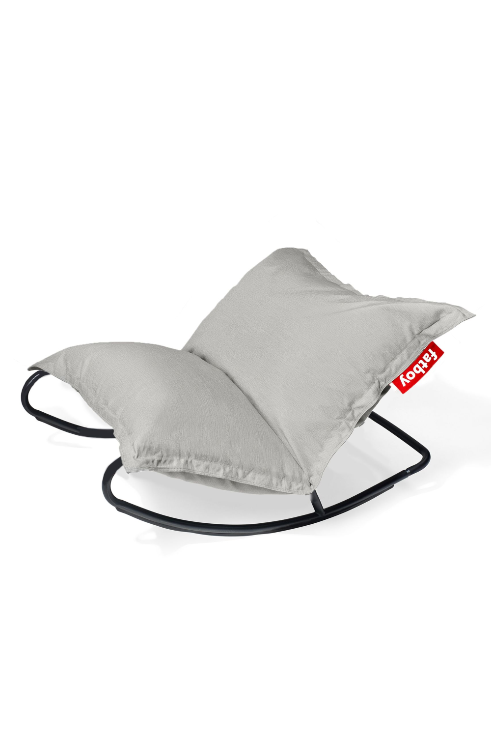 Modern Outdoor Bean Bag With Rocking Chair | Fatboy Original Slim + Rock 'n Roll | OROA.com