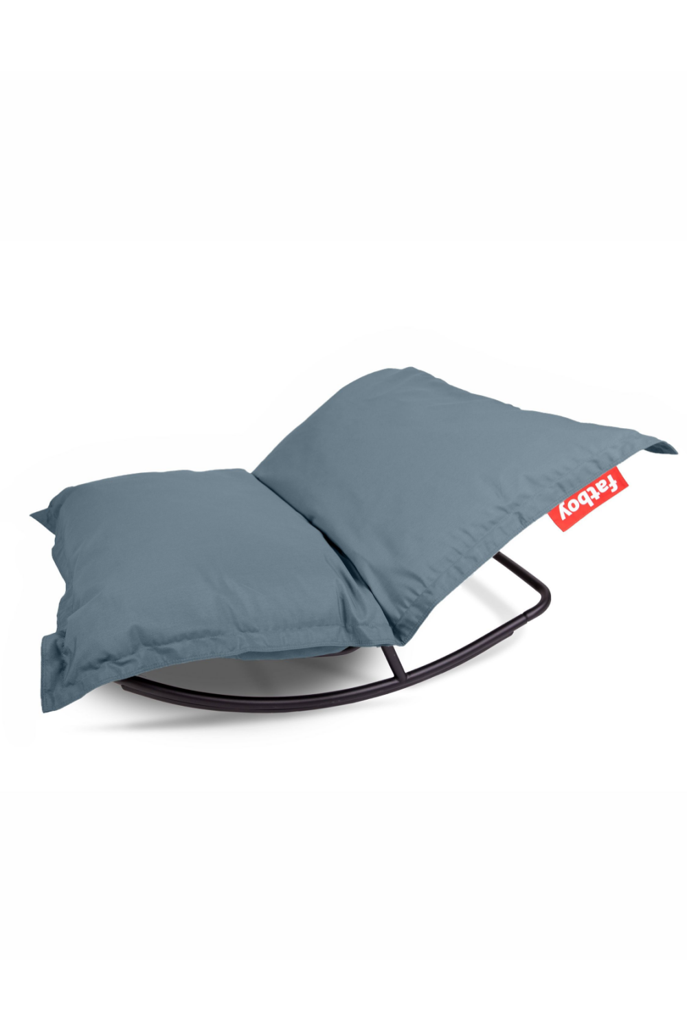 Modern Outdoor Bean Bag With Rocking Chair | Fatboy Original Slim + Rock 'n Roll | OROA.com