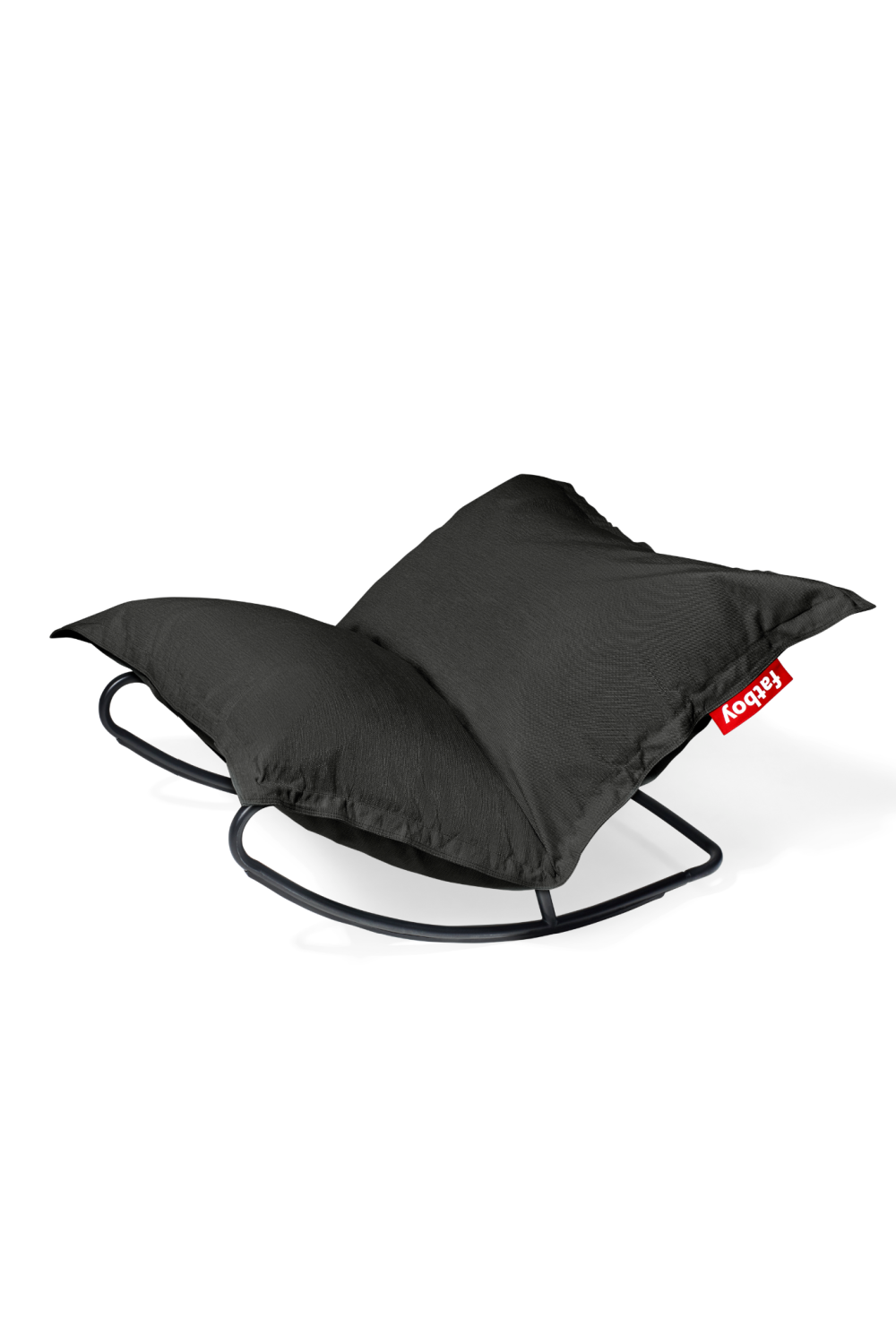 Modern Outdoor Bean Bag With Rocking Chair | Fatboy Original Slim + Rock 'n Roll | OROA.com