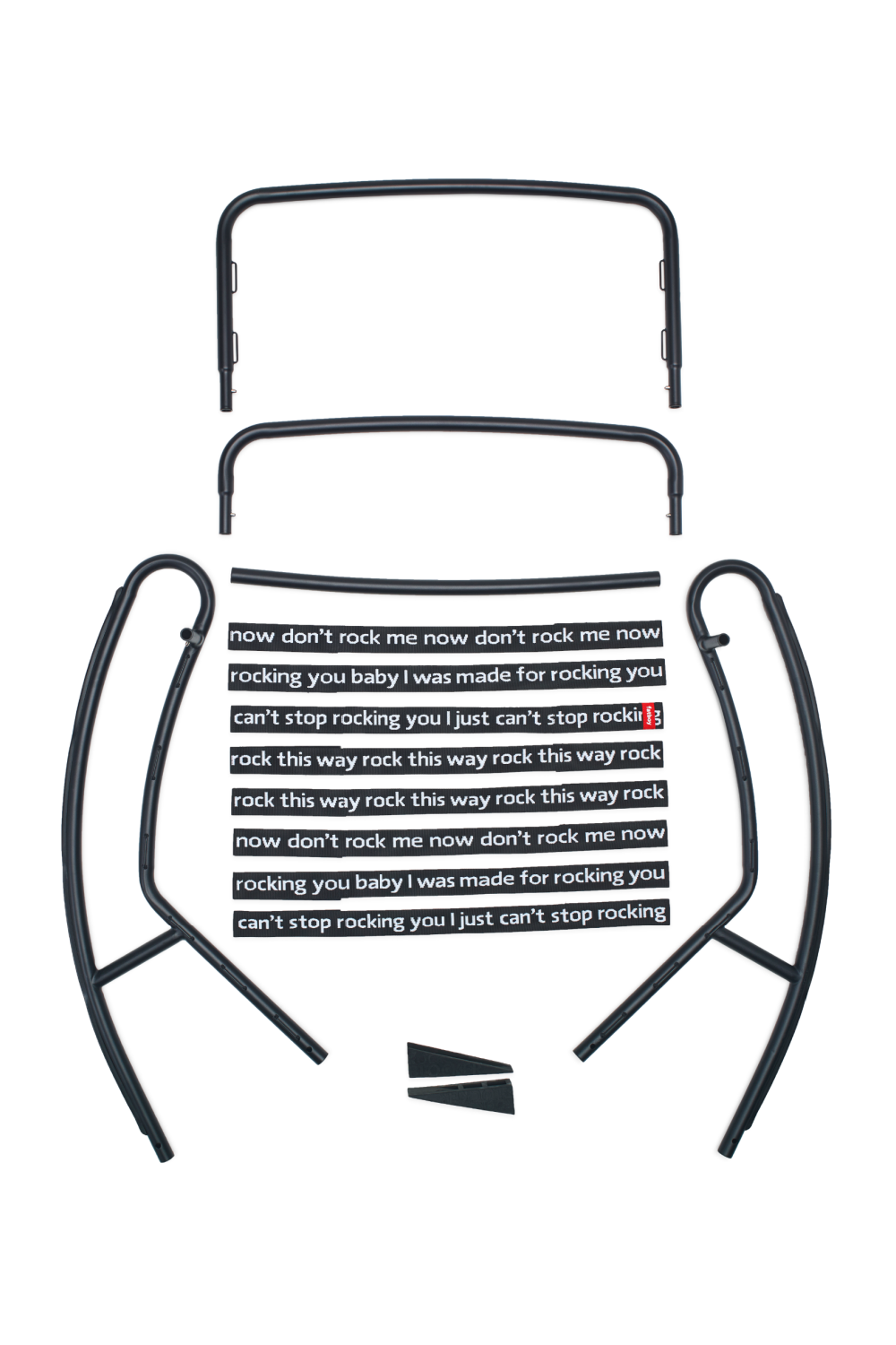 Modern Bean Bag With Rocking Chair | Fatboy Original Slim + Rock 'n Roll | OROA.com