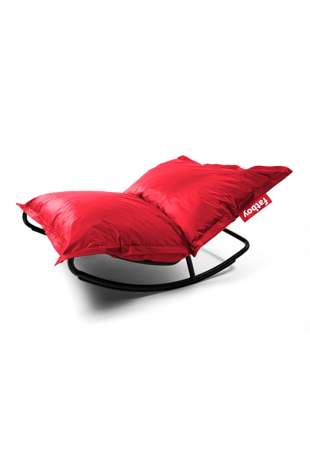 Modern Bean Bag With Rocking Chair | Fatboy Original Slim + Rock 'n Roll | OROA.com
